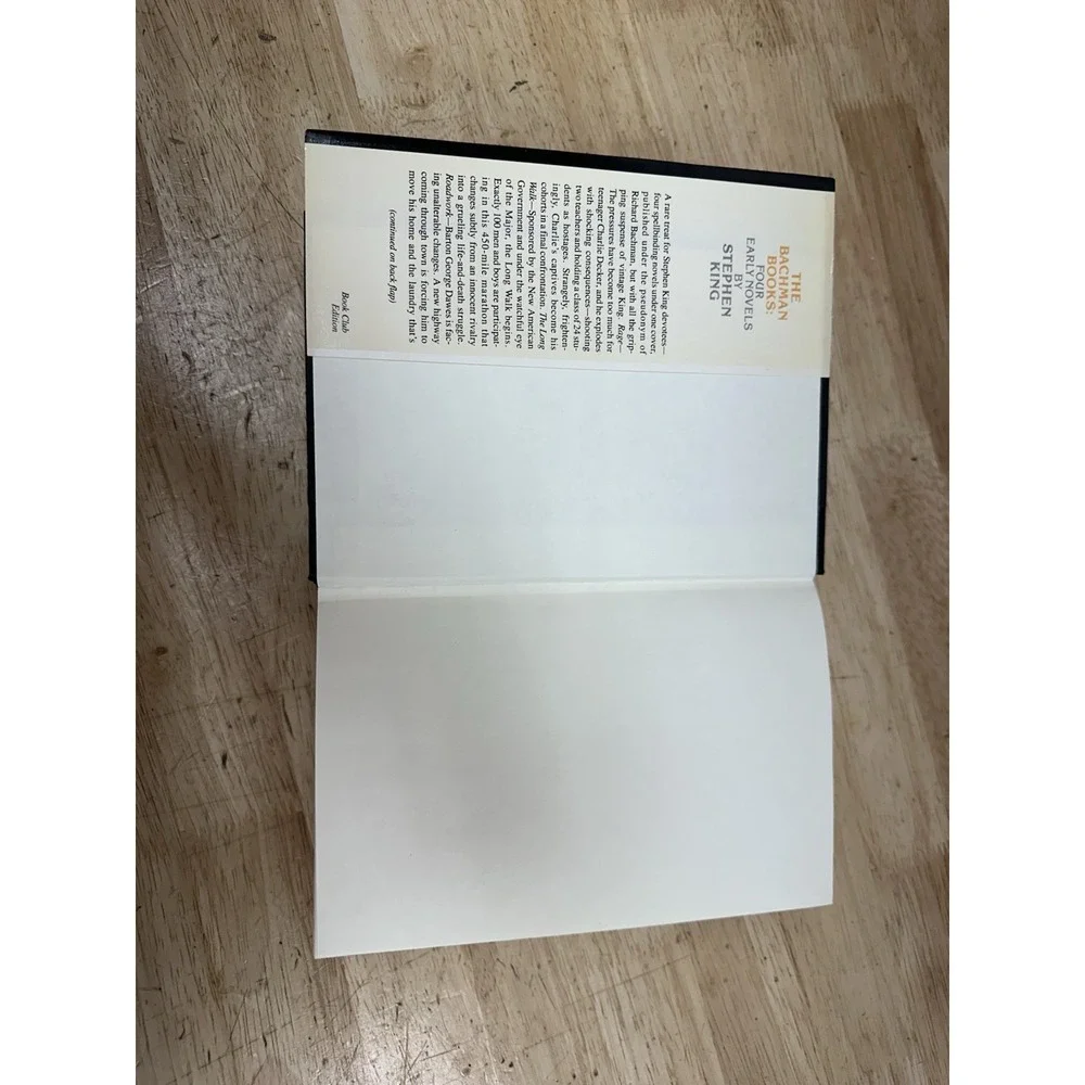Stephen King The Bachman Books Hardcover HC Book Club Edition 1985  Rage